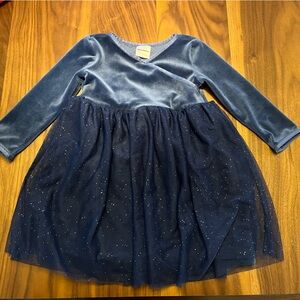 Hanna Andersson Velour Skater Dress (2T)